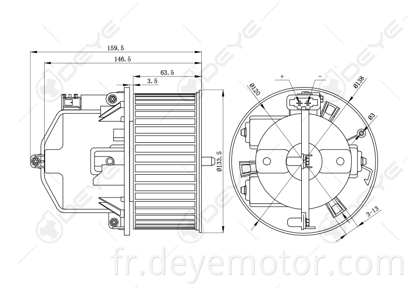 31291516 LR016627 12v moteur de ventilateur cc pour VOLVO XC 60 XC 70 LAND ROVER RANGE ROVER EVOQUE LAND ROVER LR2